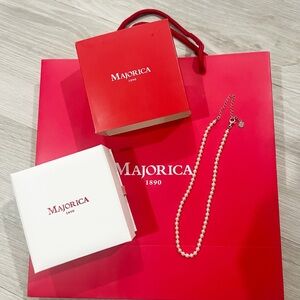 Majorica Classic Pearl Necklace - Elegant White Jewelry